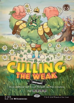 Culling the Weak Secret Lair Drop - Twisted Toons Art